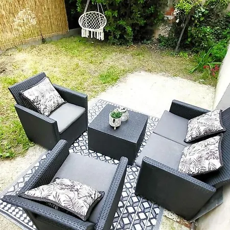 דירה Maisonnette Cosy Avec Jardin Et Parking Gratuit, Proche Paris Et Centrex נואזי-לה-גראן